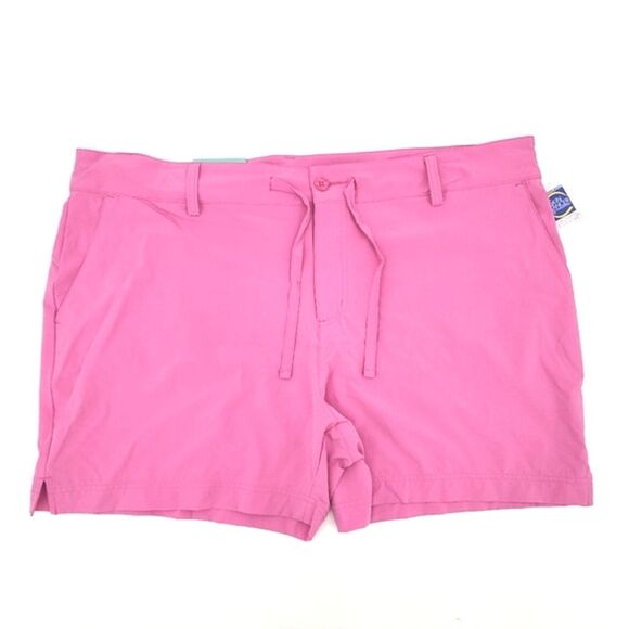 Reel Legends Shorts Womens Size 1X Pink UPF 50 Sun Protection Fishing Outdoors - Picture 1 of 7